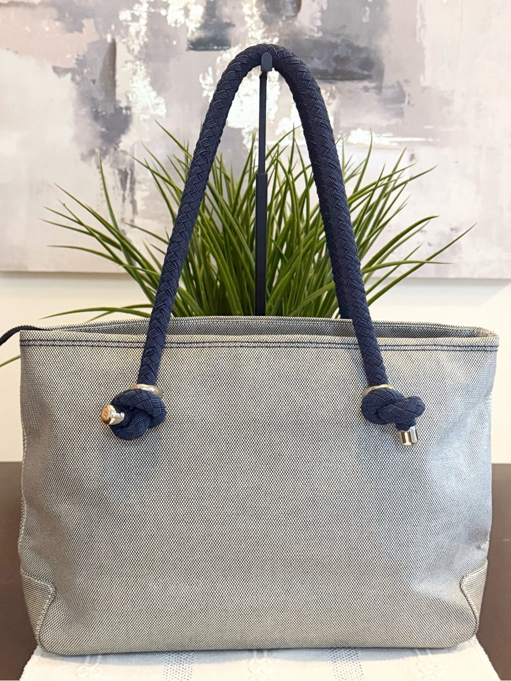Vintage Kate Spade Floral Canvas Tote - Picture 2 of 9